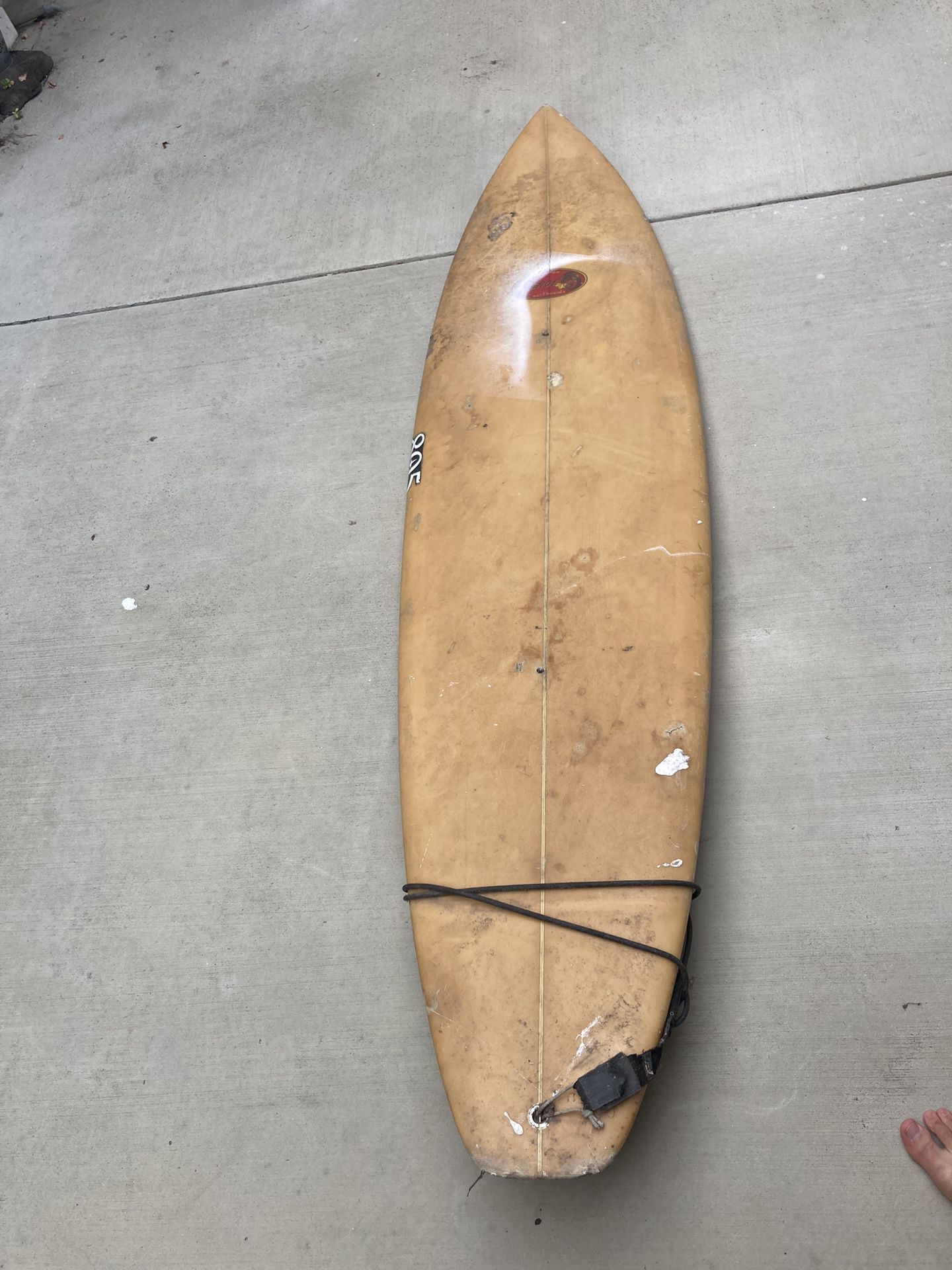 Old Surfboard Spence 