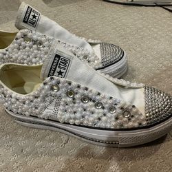 Converse- Custom “A” Size 8 Womens