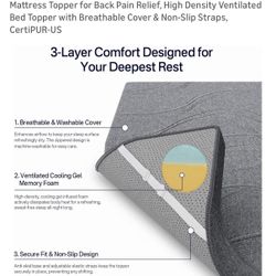 Brand New : Twin Size Topper 