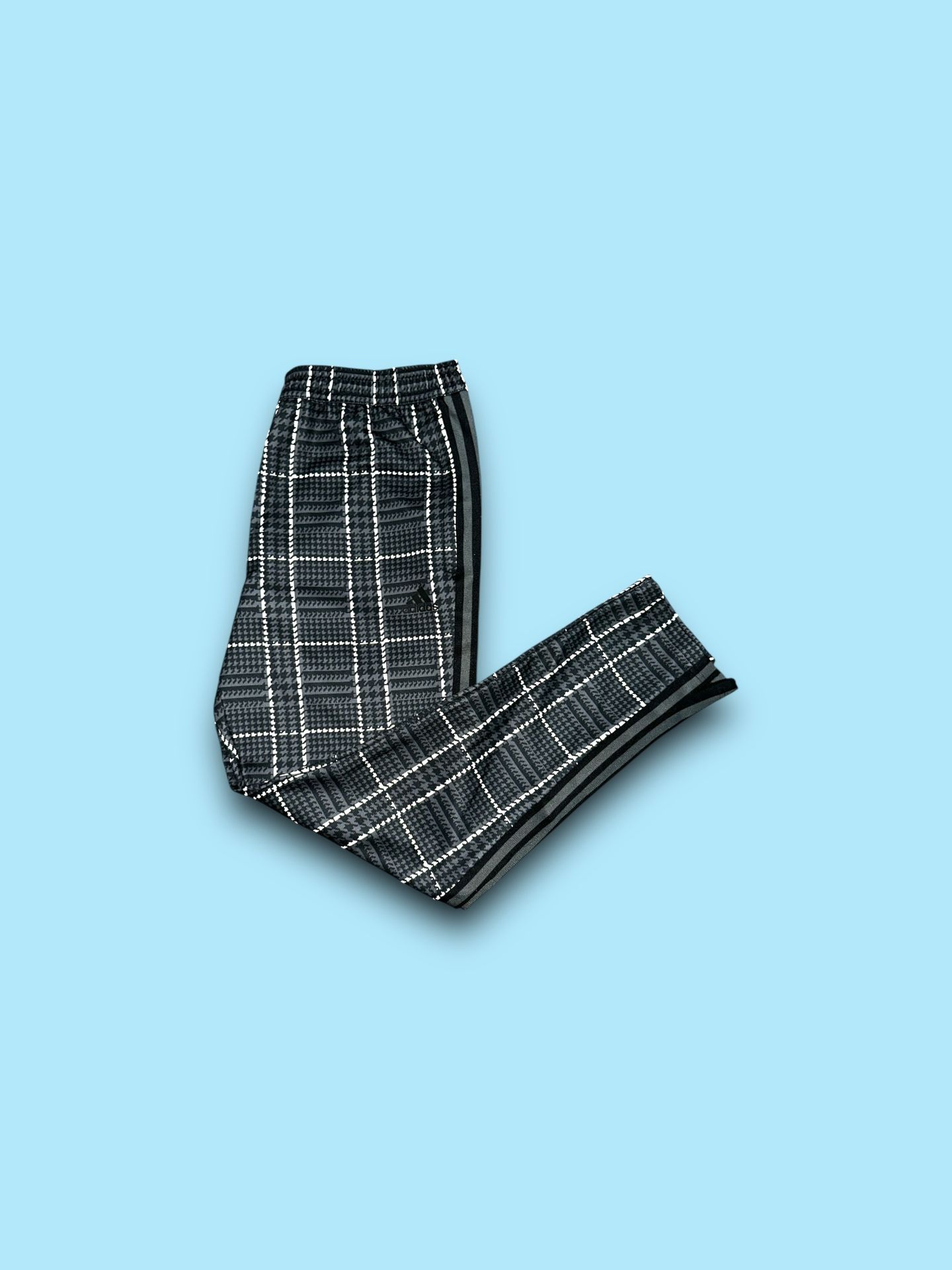 Adidas 3 stripe Tartan Plaid Tiro Jogger Tapered Track pants men’s large
