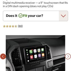 Alpine Radio Used But Almost Brand New Still Has Plastic On Screen