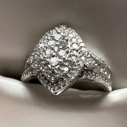 Marquise Cut 1/2 Ct Diamond Ring For Women 