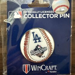 Dodgers World Series 2025 Enamel Pin Button