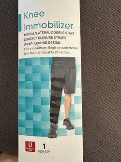Knee Immobilizer (Straight Leg Brace) 14” (“Universal Size”)