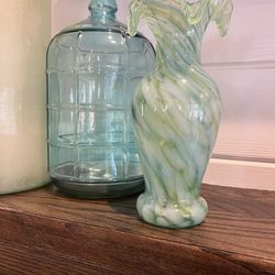 Hand Blown Glass Vase 