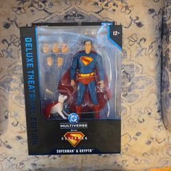 Mcfarlane Multiverse Superman And Krypto.