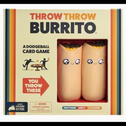 Throw Throw Burrito by Exploding Kittens - A Dodgeball Card Game