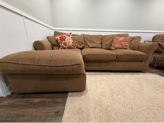 Crate and barrel Sectional sofa with Chaise lounge   - Crate & Barrel