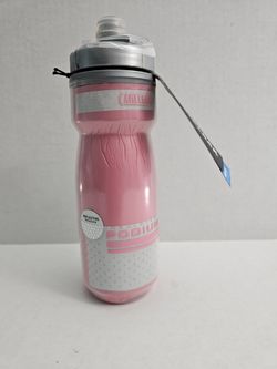 CamelBak Water Bottle Podium Chill 21oz Insulated - Bike  - Reflective Pink