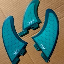TERRAMAR SURFCO MR "BELLS BEACH" TWIN W/TRAILER SURFBOARD FINS