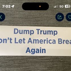 Trump Bumper Sticker 2 Pack