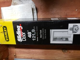 Steel track for sliding door