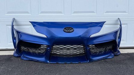 BLUE TOYOTA SUPRA 2020 2021 2022 2023 2024 2025 FRONT BUMPER ORIGINAL