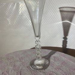 Crystal Champagne Glass Yr 2000