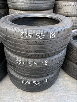 235/55r18 Three Used Tires Still In Good Shape