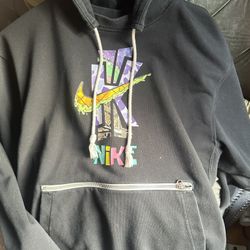 Nike sweatshirt/hoody w/front zipper pocket