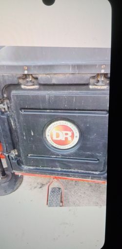Dr power tow behind the leaf vacuum