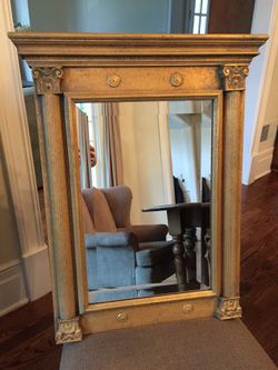 Classic gold Beveled mirror
