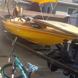1979 Speed Boat Outboard Also Selling Byliner And Bris Inflatble New