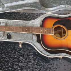 Mitchell Guitar With Road Runner Case 