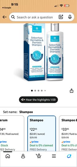 Psoriasis shampoo