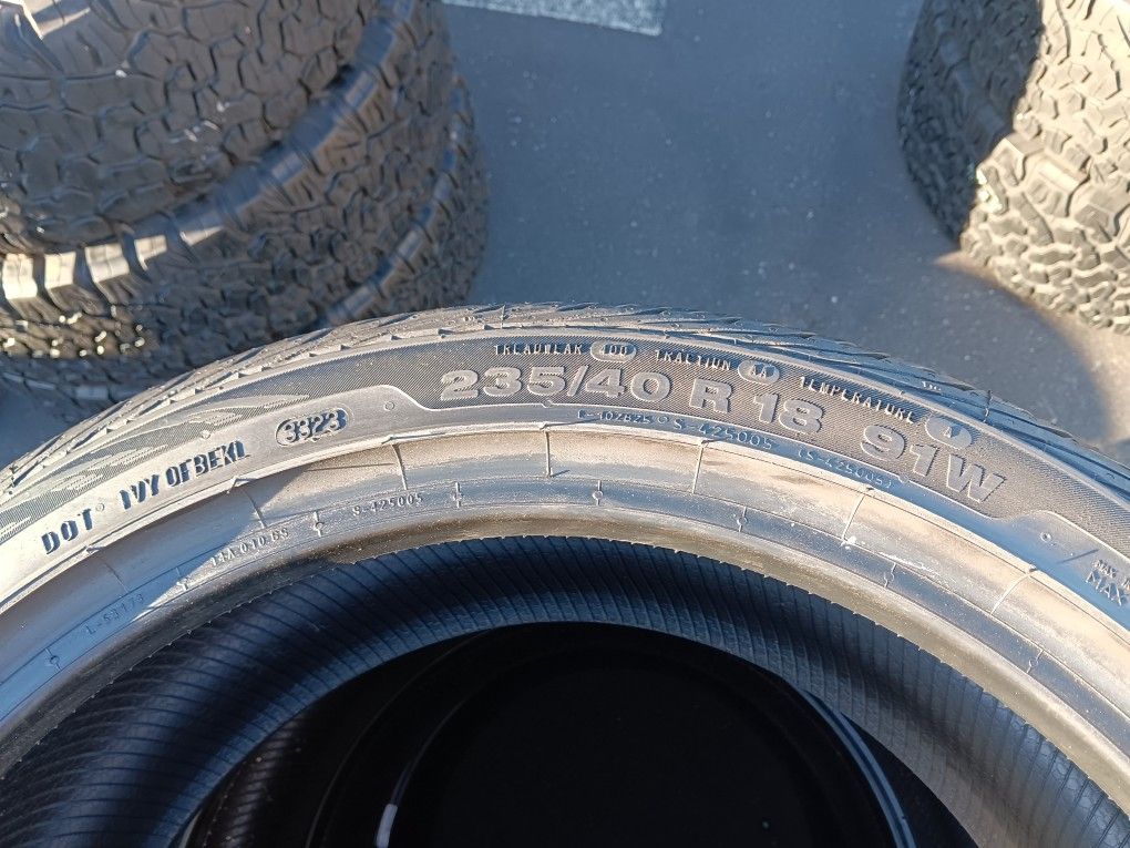 4 Llantas 235 40 R18 Continental Pro Contact 