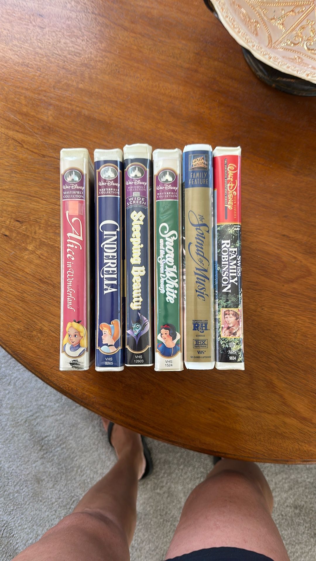 Disney VHS set a six