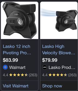 LASKO FAN WITH OUTLETS