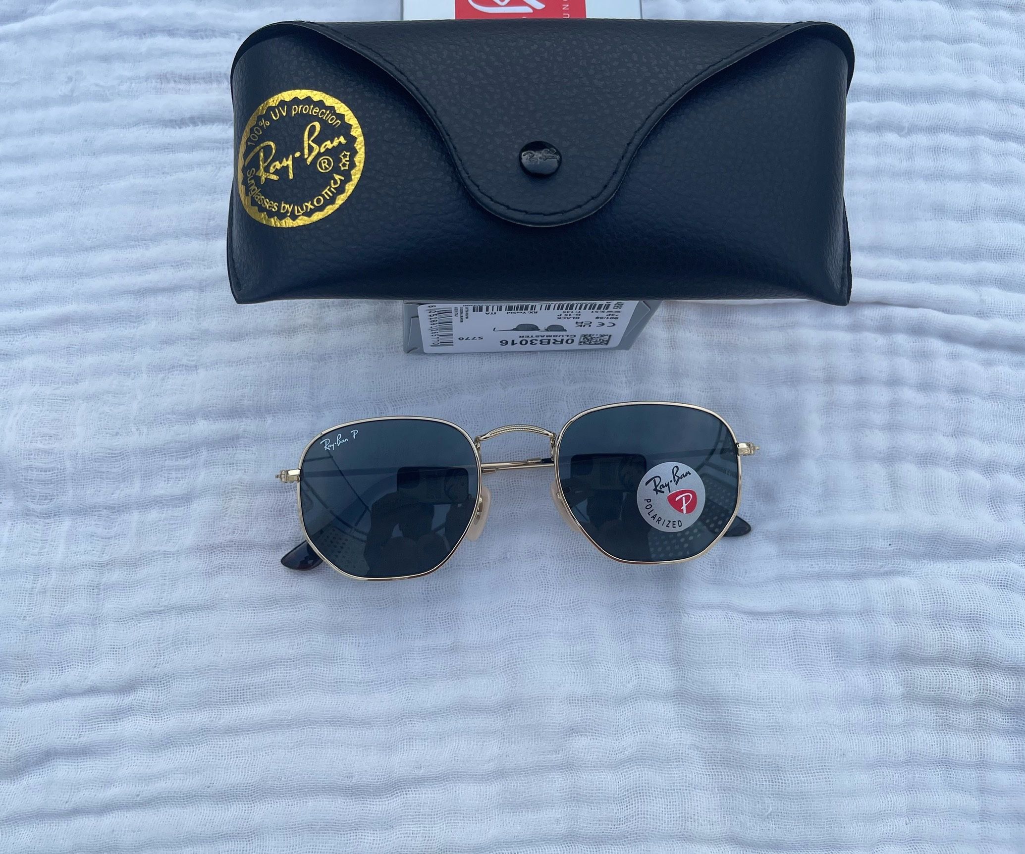Polarized Lenses Hexagon 3548 Unisex Sunglasses