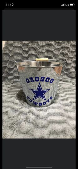 Cowboys mug and bucket set