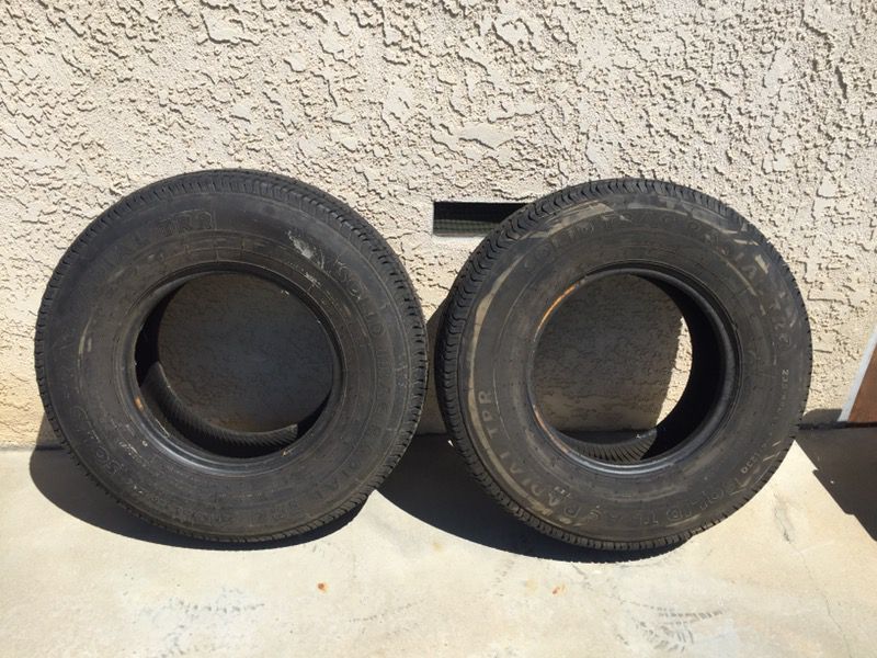 Trailer used tires 235/85R16