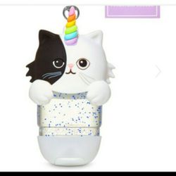 Bath & Body Works Caticorn Light Up Pocket Bac Holder kitty cat unicorn Lights Up -One push lights Horn second push Pocketbac This is for the holder o