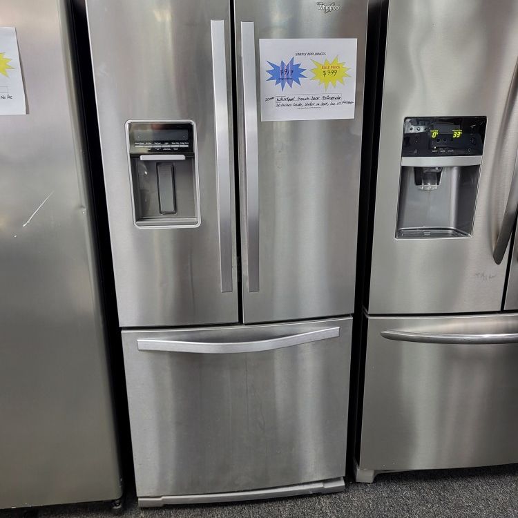 🌻 Spring Sale! Whirlpool 30 Inch French Door Refrigerator  - Warranty Included 