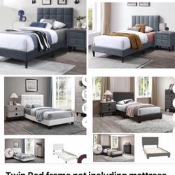 Twin Bed Frame Not Including Mattress 