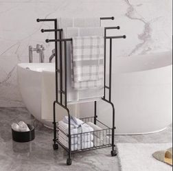 42” Freestanding towel rack