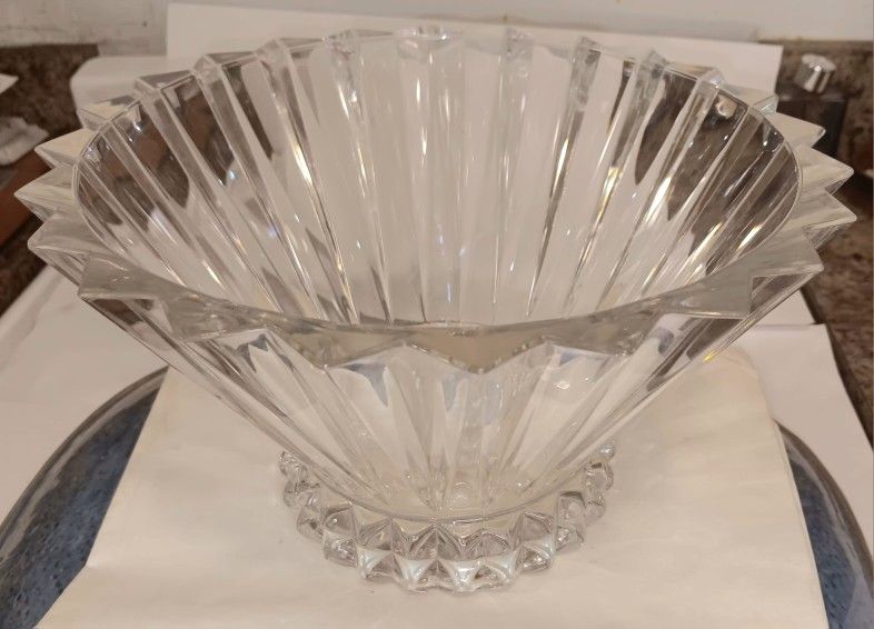 Vintage Rosenthal Classic Crystal Bowl 10" DIAMETER TOP, Made In GERMANY