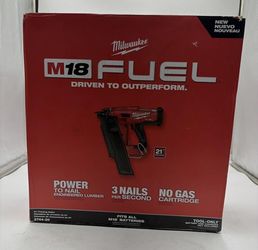 Milwaukee new 21 framing nailer 18M fuel