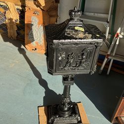 Cast Iron Mail Box. 