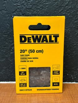 Dewalt 20" Chainsaw Replacement Saw Chain #DCCS677