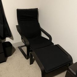IKEA Chair Ottoman & 2nd Pad