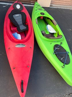 2 Single Kayaks with all accessories