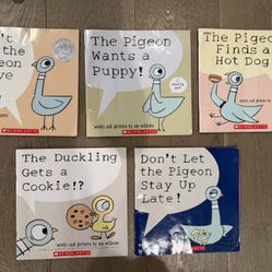The Pegeon 5 book Series By Mo Willems