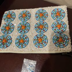 Beaded Makeup Bag