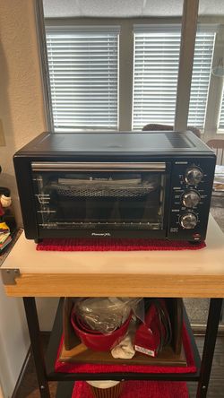 PowerXL Air Fryer Grill Plus, Toaster Oven, Black, 1500 Watts