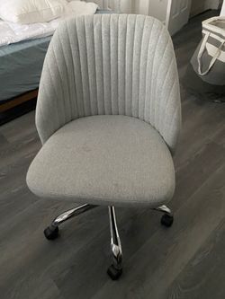 Grey office chair