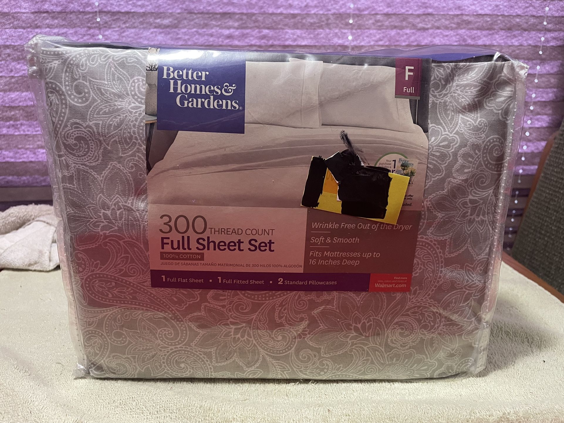 Better homes and garden sheets