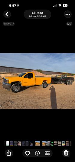 Dump trailer demo junk