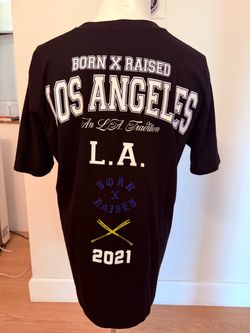 Born X Raised Los Angeles LA Tradition T-Shirt – Black – Size Large