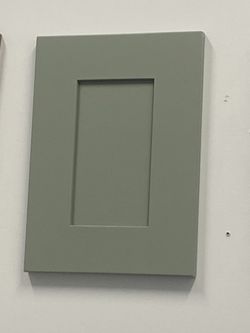Green Shaker Cabinets