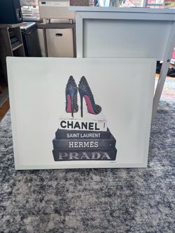 Canvas Wall Art - Glam Fashion Books